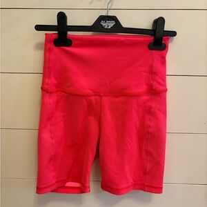 Left On Friday Bright Pink Bike Shorts